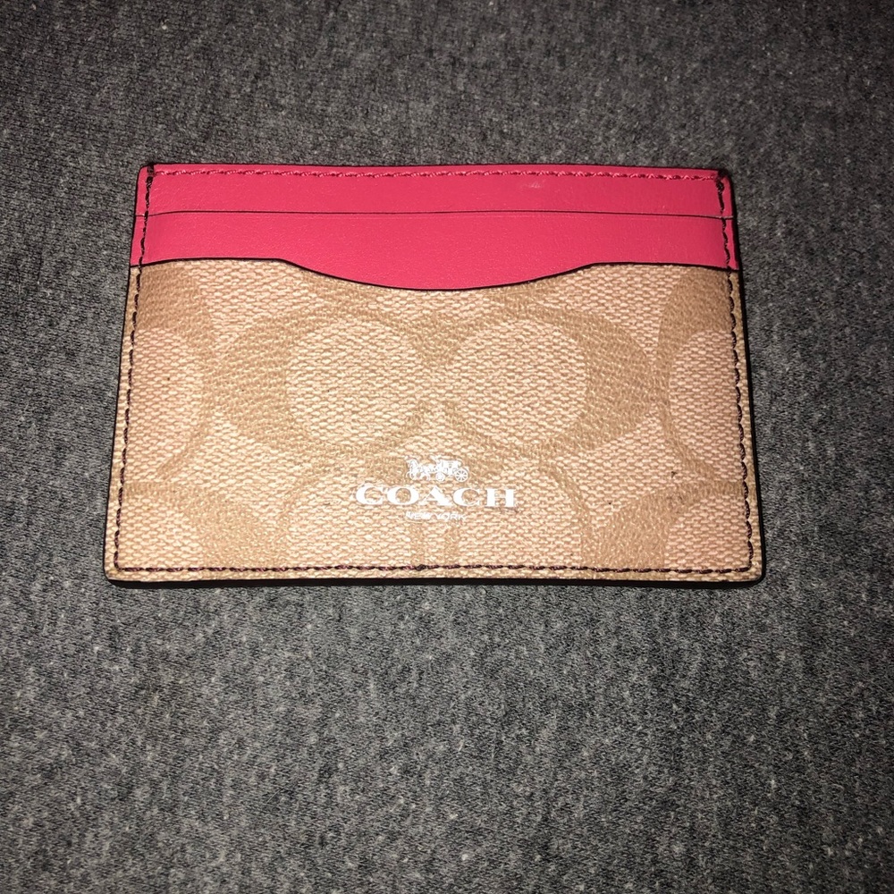 Coach card holder